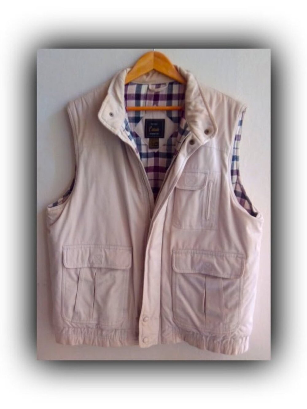 The Original Cascade 100% Cotton Men's Vest Size L [Fishing Hunting Camping]